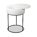 Hugo White Storage Table from Roseland Furniture