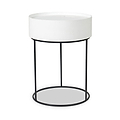 Hugo White Storage Table from Roseland Furniture