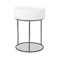 Hugo White Storage Table from Roseland Furniture