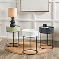 Hugo White Storage Table from Roseland Furniture