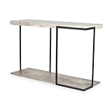 Jersey Concrete Effect Console Table from Roseland Furniture
