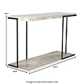 Jersey Concrete Effect Console Table from Roseland Furniture