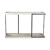 Jersey Concrete Effect Console Table from Roseland Furniture