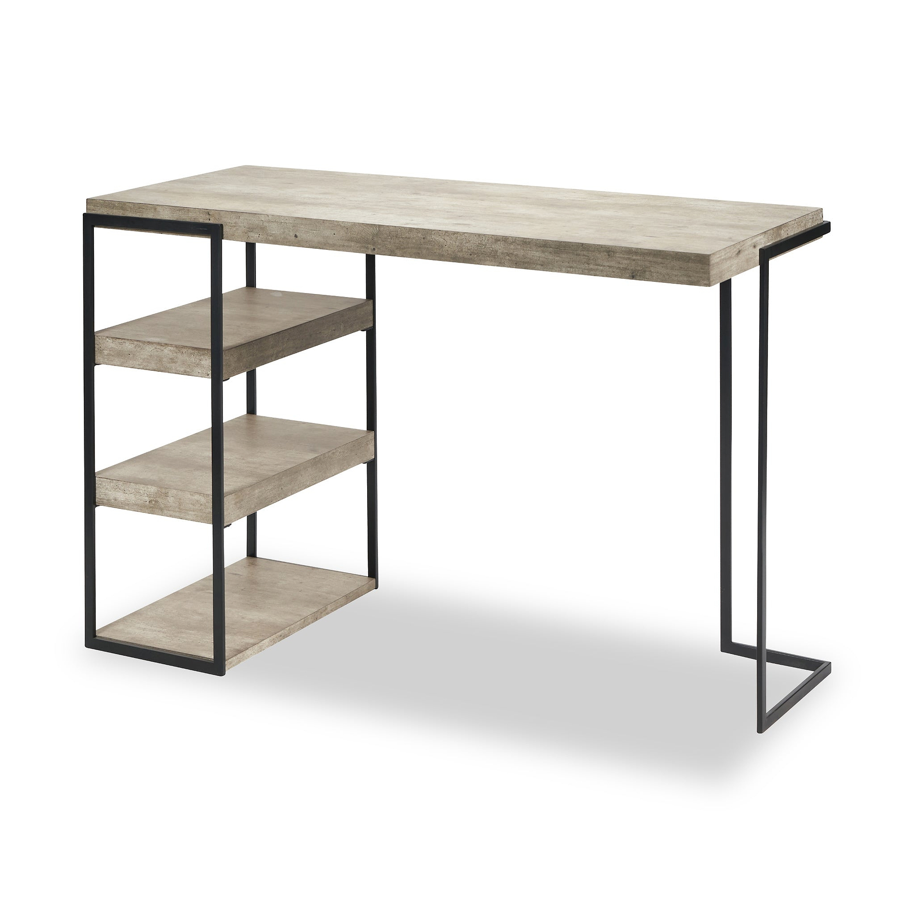 Jersey Concrete Effect Desk from Roseland Furniture