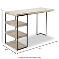 Jersey Concrete Effect Desk from Roseland Furniture