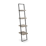 Jersey Concrete Effect 4 Shelf Ladder Unit from Roseland Furniture