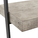 Jersey Concrete Effect 4 Shelf Ladder Unit from Roseland Furniture