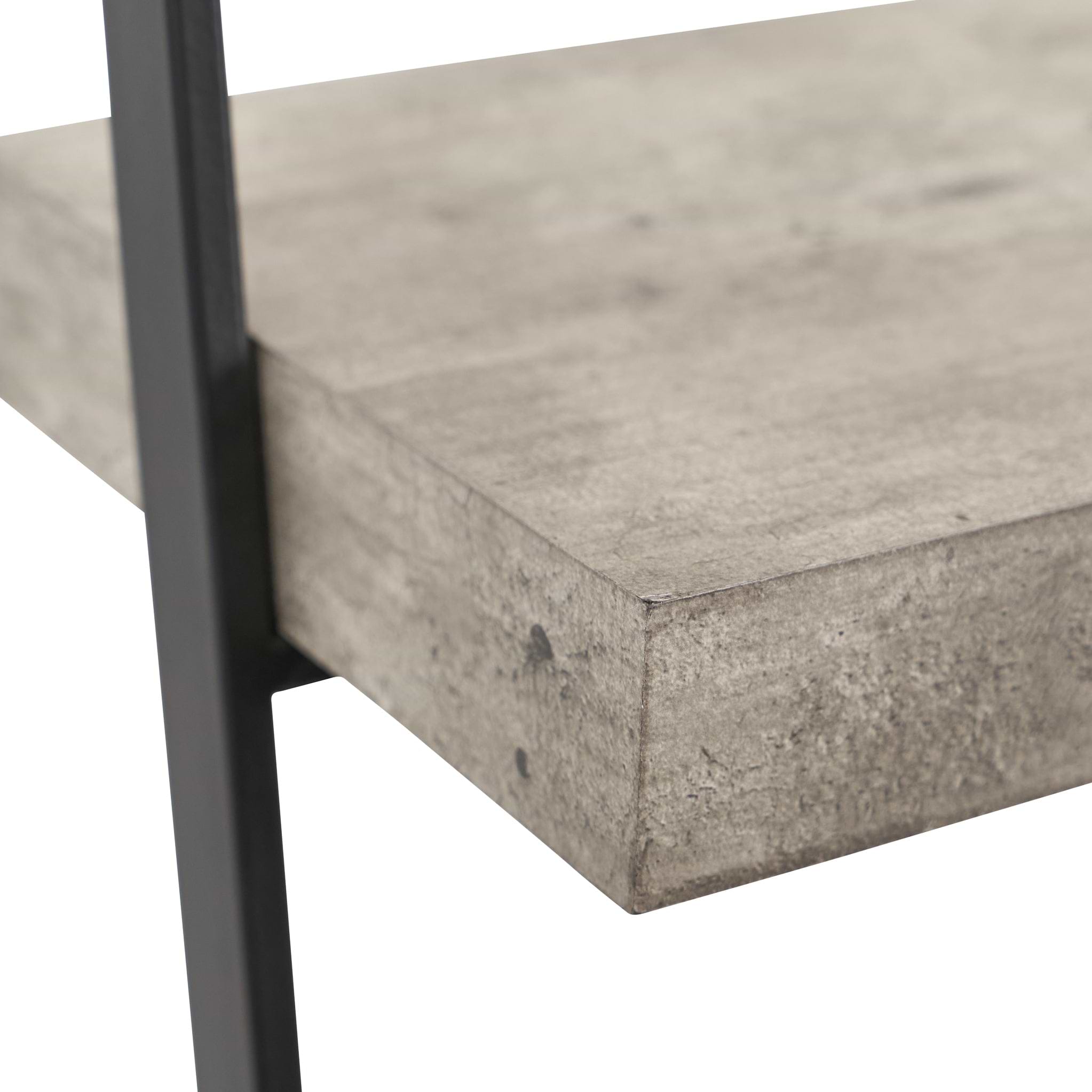 Jersey Concrete Effect 4 Shelf Ladder Unit from Roseland Furniture
