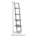 Jersey Concrete Effect 4 Shelf Ladder Unit from Roseland Furniture
