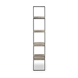 Jersey Concrete Effect 4 Shelf Ladder Unit from Roseland Furniture