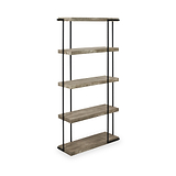 Jersey Concrete Effect 4 Shelf Unit from Roseland Furniture