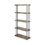 Jersey Concrete Effect 4 Shelf Unit from Roseland Furniture