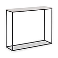 Kalani White Marble Rectangular Console Table from Roseland Furniture