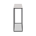Kalani White Marble Rectangular Console Table from Roseland Furniture