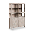 Khao Light Gre 2 Door 6 Niche Shelf Unit from Roseland Furniture