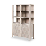 Khao Light Gre 2 Door 6 Niche Shelf Unit from Roseland Furniture