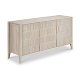 Khao Light Grey 3 Door Sideboard from Roseland Furniture