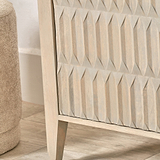 Khao Light Grey 3 Door Sideboard from Roseland Furniture
