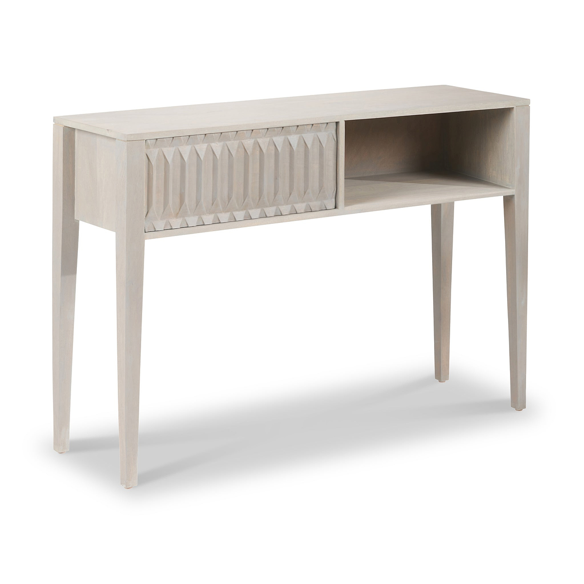 Khao Light Grey 1 Drawer Console Table from Roseland Furniture