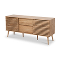 Larvik Natural 2 Door 2 Drawer Sideboard from Roseland Furniture