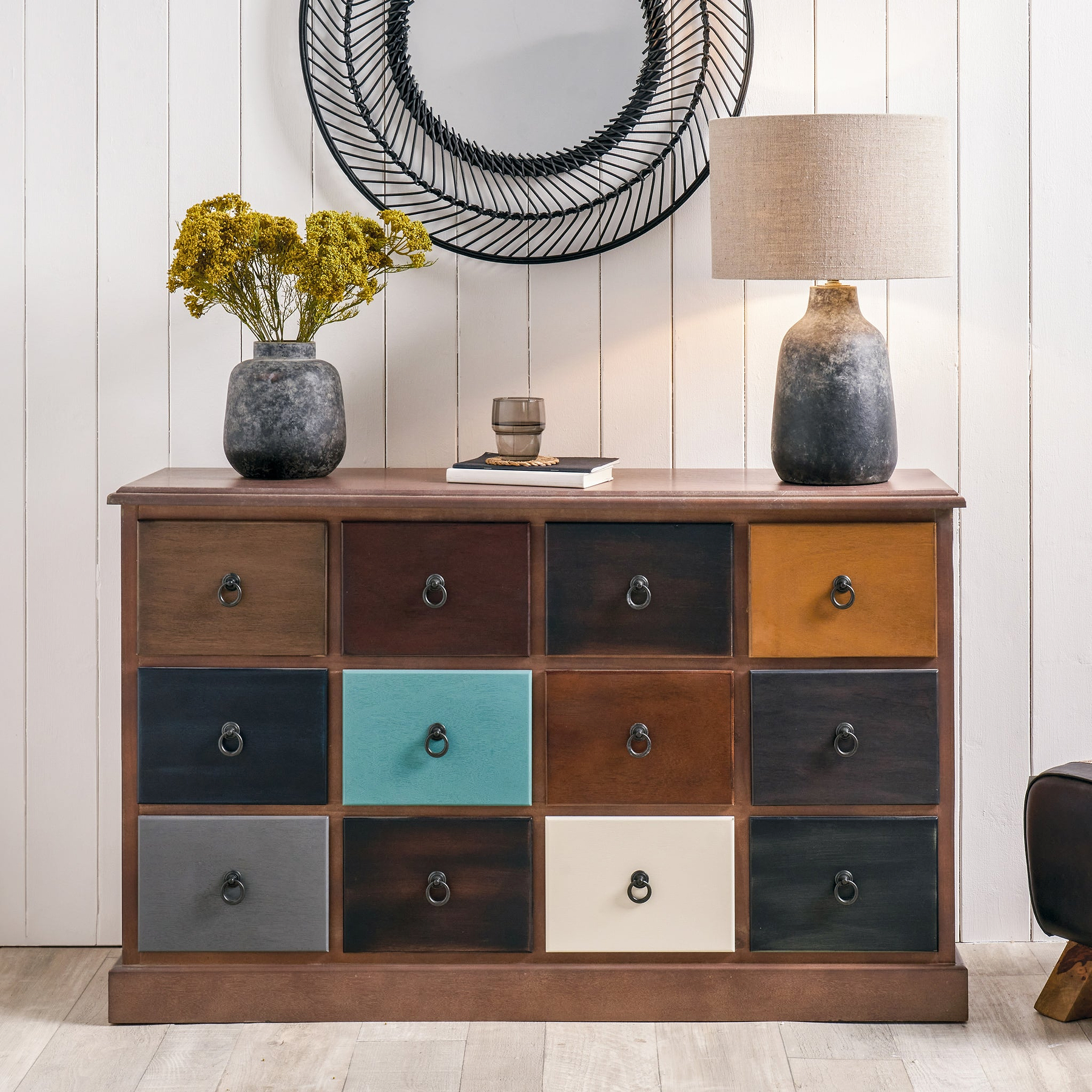 Loft 12 Drawer Unit from Roseland Furniture