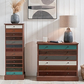 Loft Blue Multicoloured 13 Drawer Unit from Roseland Furniture