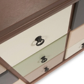 Loft Sage Multicoloured 12 Drawer Unit from Roseland Furniture