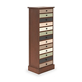 Loft Sage Multicoloured 13 Drawer Unit from Roseland Furniture