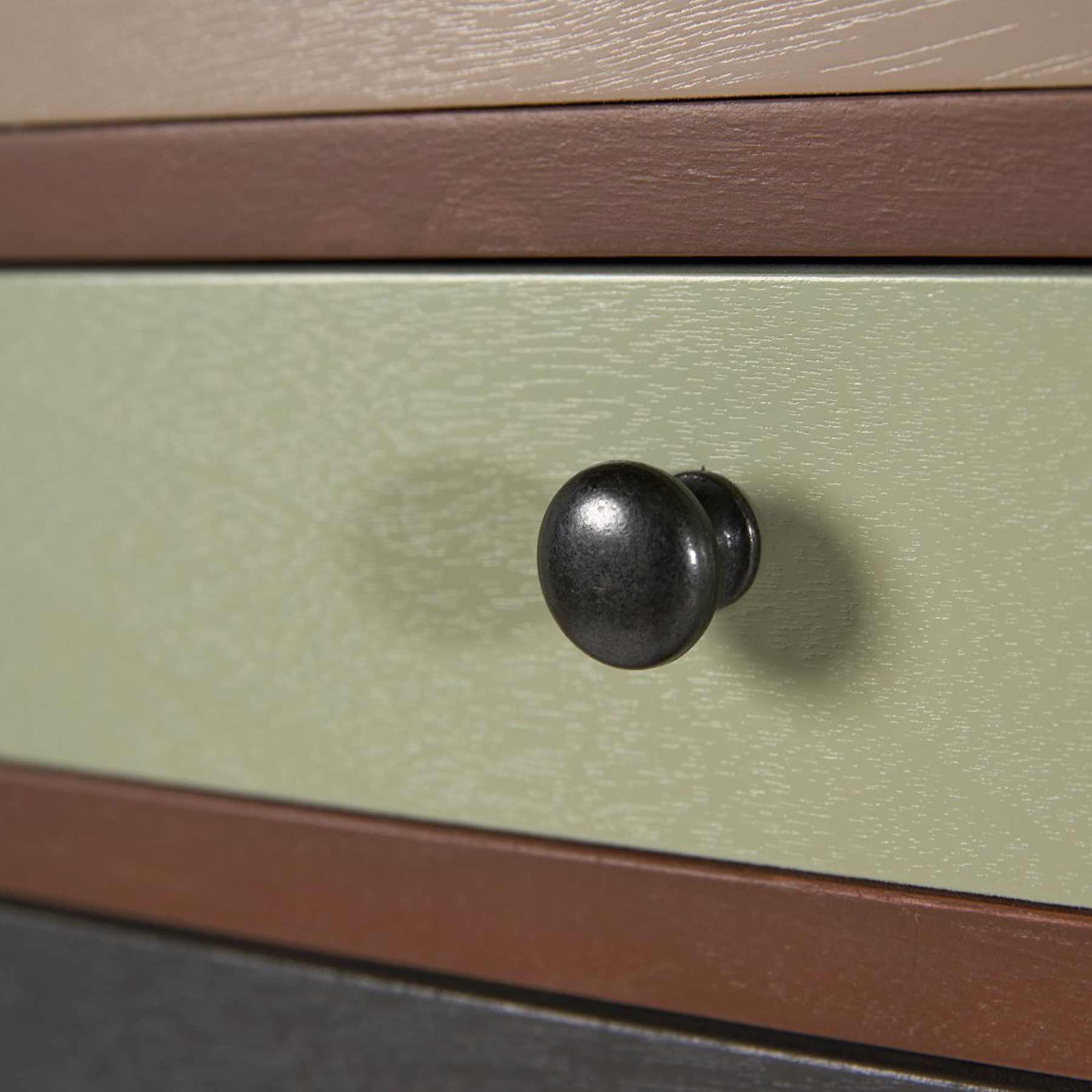 Loft Sage Multicoloured 13 Drawer Unit from Roseland Furniture