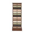 Loft Sage Multicoloured 13 Drawer Unit from Roseland Furniture