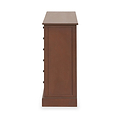 Loft Pine 6 Drawer Chest with sage green drawer from Roseland Furniture