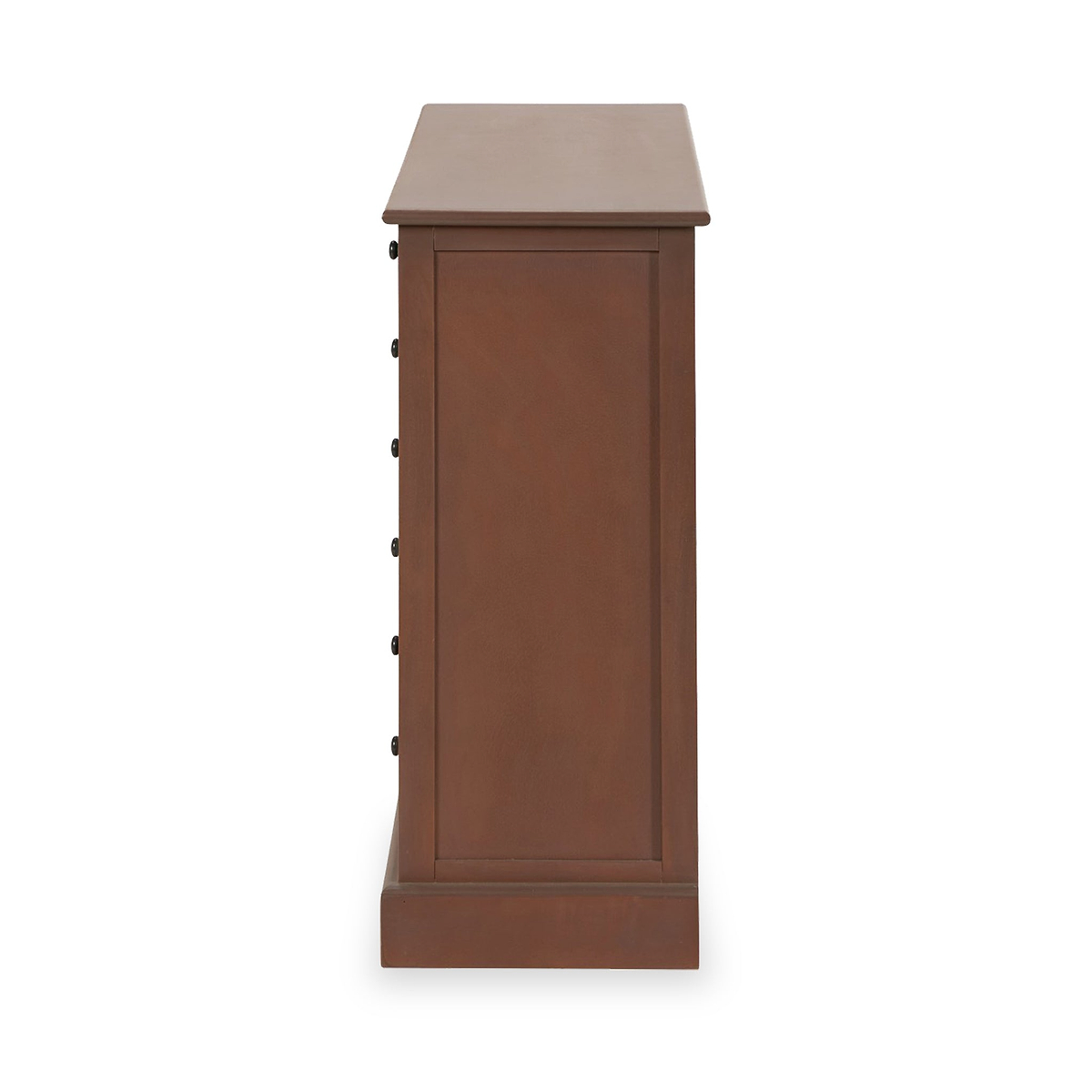 Loft Pine 6 Drawer Chest with sage green drawer from Roseland Furniture