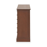 Loft Pine 6 Drawer Chest with sage green drawer from Roseland Furniture