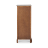 Loft Pine 5 Drawer Tallboy with sage green drawer from Roseland Furniture