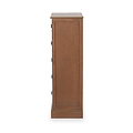 Loft Pine 5 Drawer Tallboy with sage green drawer from Roseland Furniture