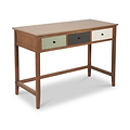 Loft Sage Multicoloured 3 Drawer Desk from Roseland Furniture