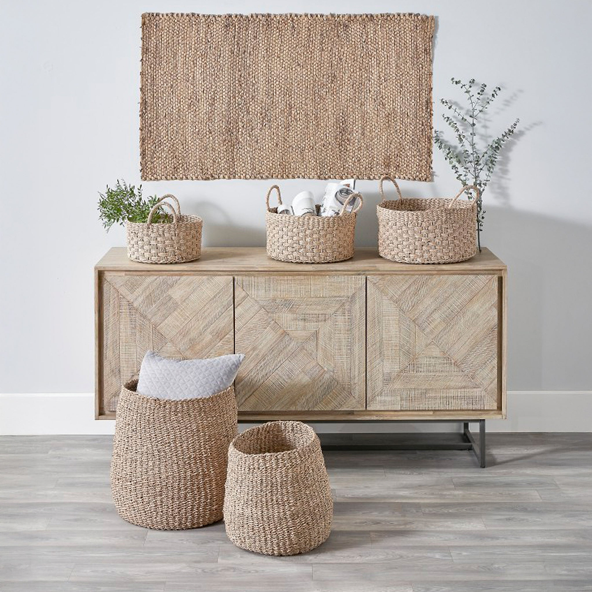 Marca Sand Wash 3 Door Sideboard from Roseland Furniture