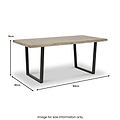 Marca Sand Wash Dining Table from Roseland Furniture