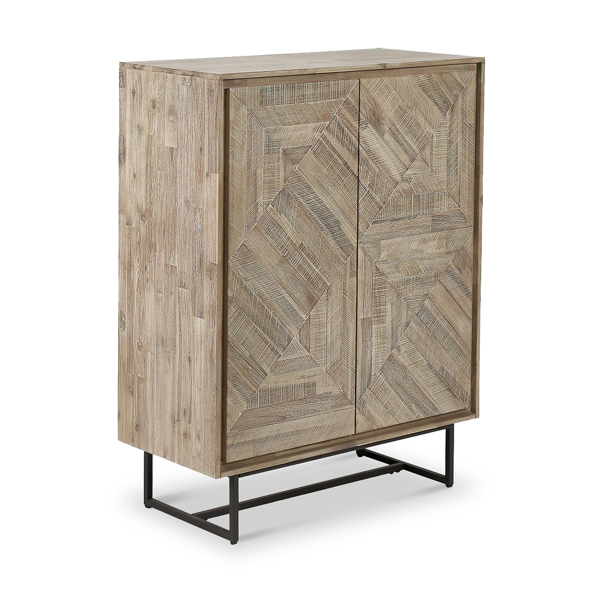 Marca Sand Wash 2 Door Bar Cabinet from Roseland Furniture