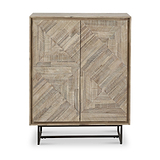 Marca Sand Wash 2 Door Bar Cabinet from Roseland Furniture