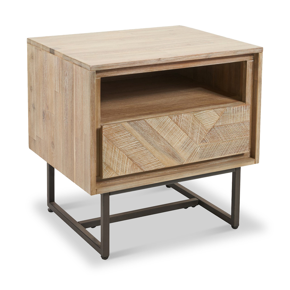 Marca Sand Wash 1 Drawer 1 Shelf Unit from Roseland Furniture