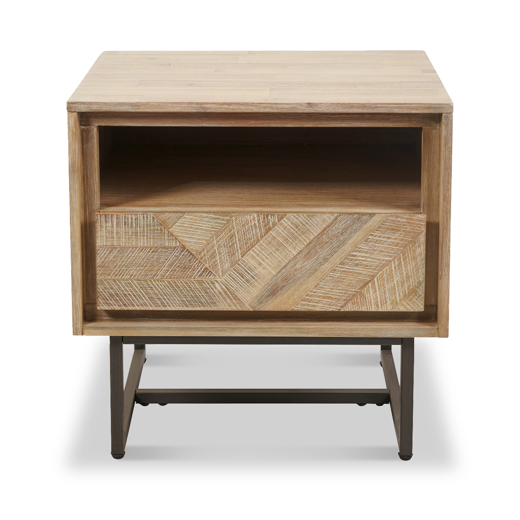 Marca Sand Wash 1 Drawer 1 Shelf Unit from Roseland Furniture