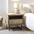 Marca Sand Wash 1 Drawer 1 Shelf Unit from Roseland Furniture