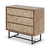 Marca Sand Wash 3 Drawer Unit from Roseland Furniture