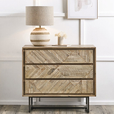 Marca Sand Wash 3 Drawer Unit from Roseland Furniture