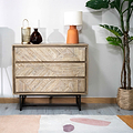Marca Sand Wash 3 Drawer Unit from Roseland Furniture