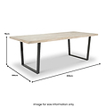 Marca Sand Wash 8 Seater Dining Table from Roseland Furniture