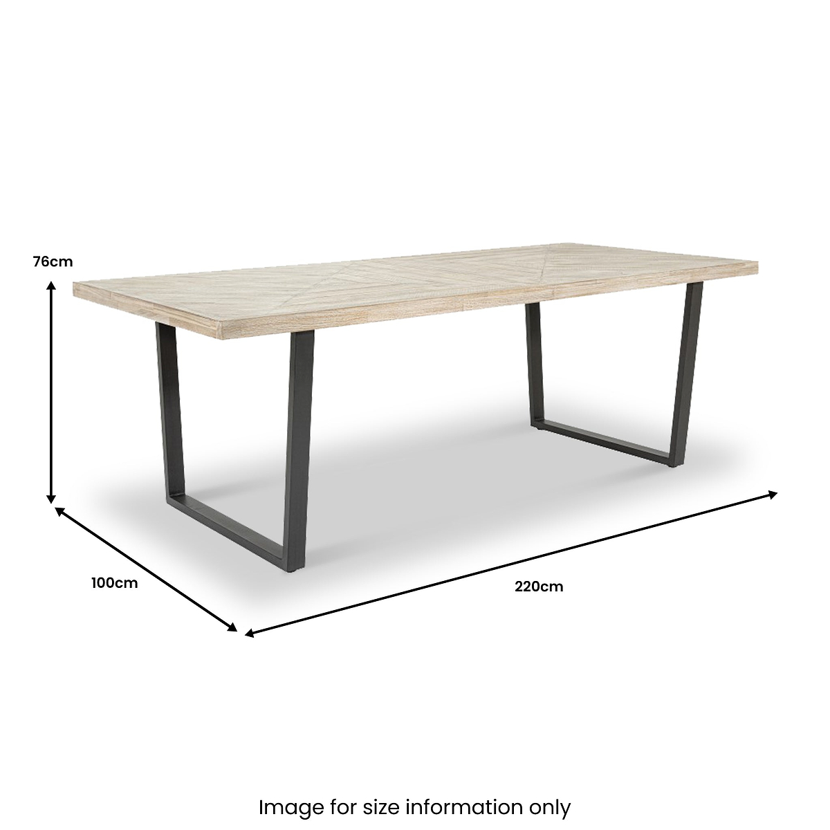 Marca Sand Wash 8 Seater Dining Table from Roseland Furniture