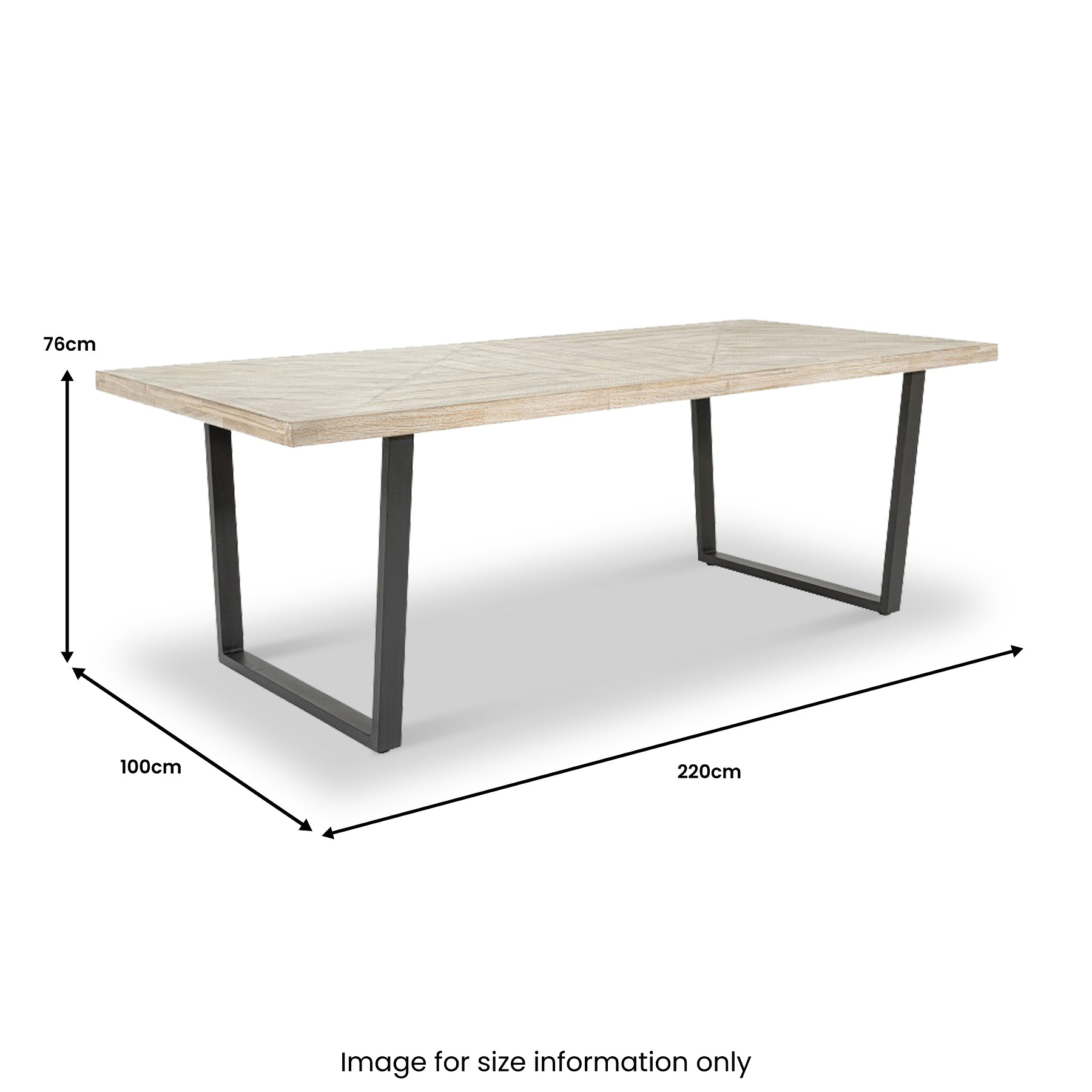 Marca Sand Wash 8 Seater Dining Table from Roseland Furniture