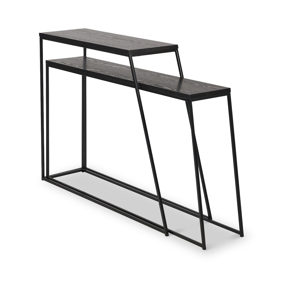 Mashiko So2 Black Console Tables from Roseland Furniture
